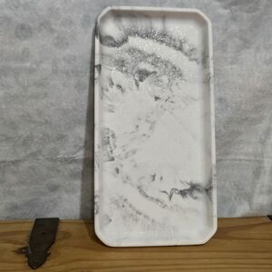 Elegant Marble Tray for Home Bath